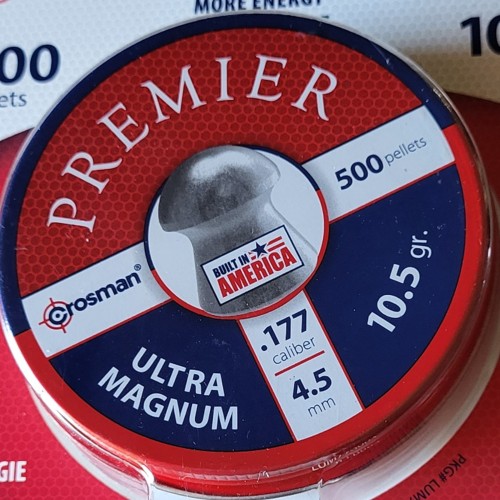 Preview: Crosman Domed Ultra Magnum Diabolo 500 Stk. Kaliber 4,5 mm Rundkopf